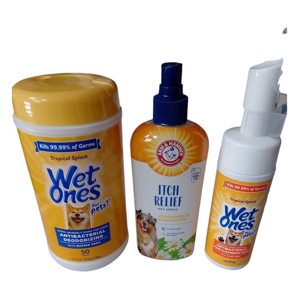 Tropical Splash Antibacterial Wipes for Pets